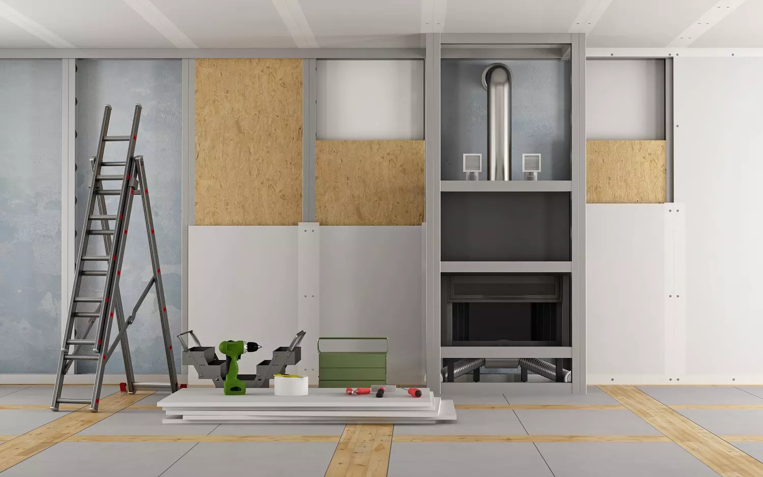 tabiques de pladur Reforma de locales comerciales